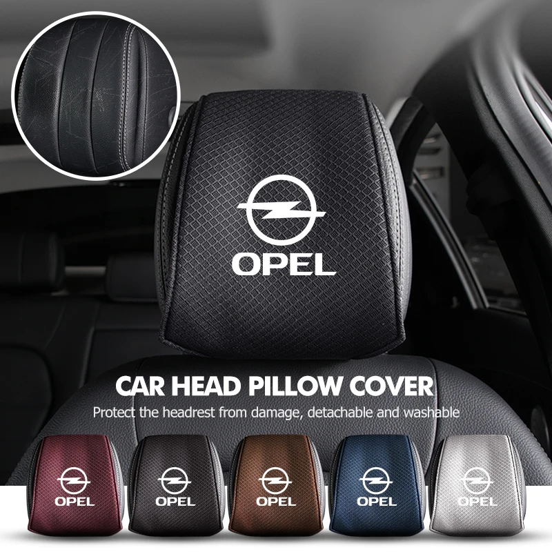 

Для Opel Ice Silk автомобильный Стайлинг чехол на подголовник антигрязная подушка для сиденья Zafira Meriva Mokka Vivaro Vectra Antara Ampera