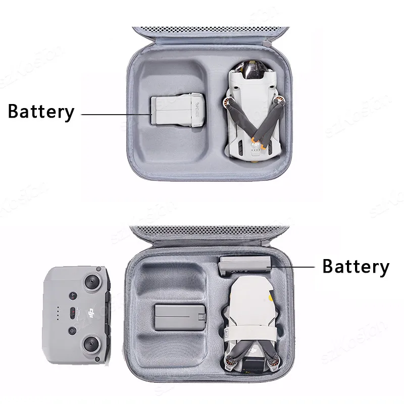 Handbag for DJI Mini 2/Mini2 SE /Mini 4K Drone Battery Remote Control Box Protective Portable Hrad EVA Storage Bag Accessories