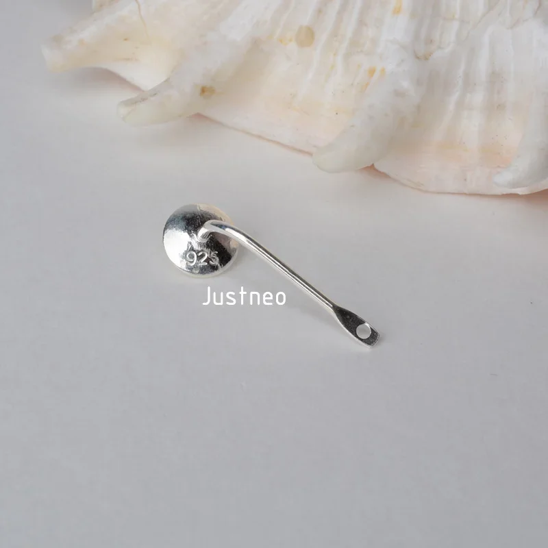 Solid 925 Sterling Silver Earring Findings for Jewelry DIY Components