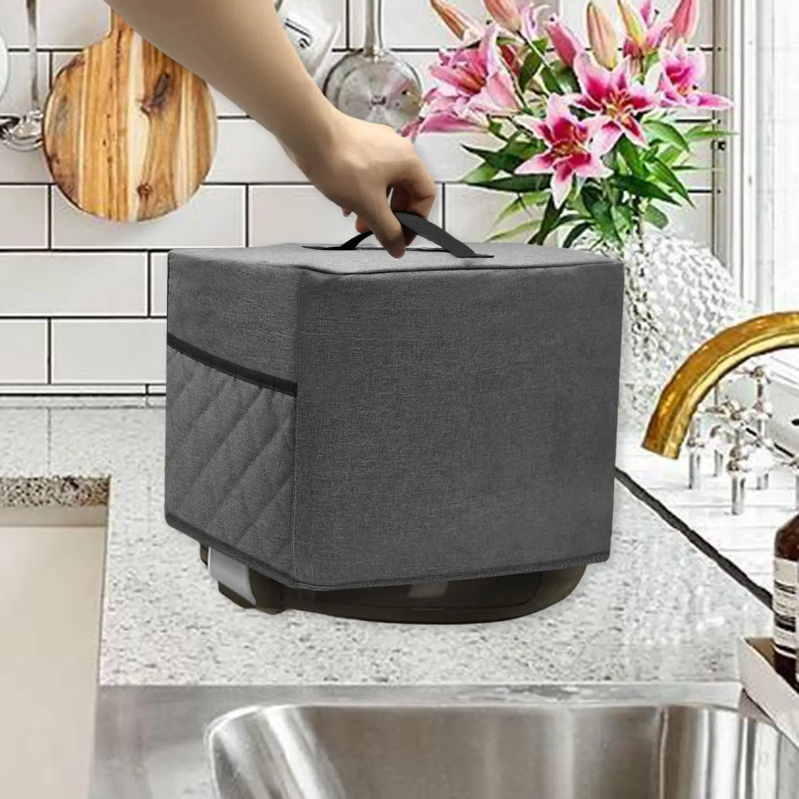 Air Fryer Dust Cover, Overlocker-- Grilling Protective Easy Cleaning Accessories Protector for Cooking Travel Family Housewives