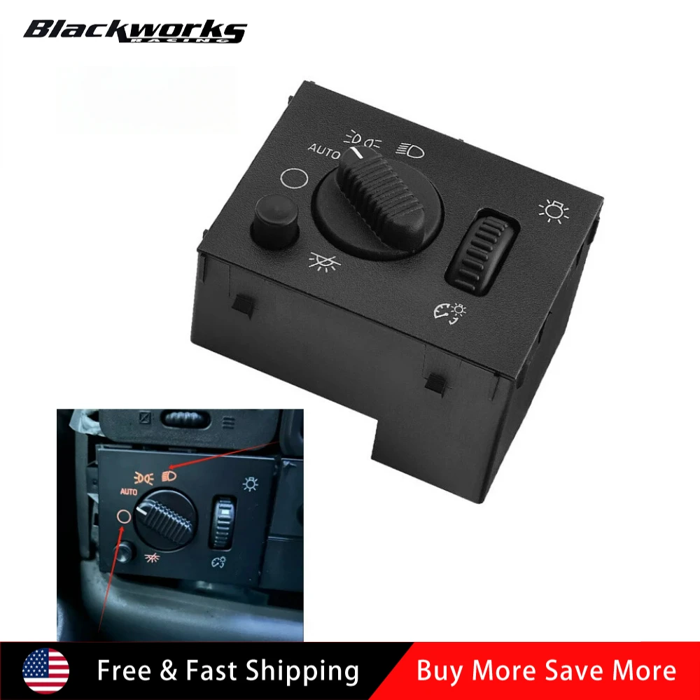 

19381535 D1595G 15194803 1S8489 Переключатель светодиодных фар для Chevy Silverado Suburban Tahoe Sierra 2003-2006 гг.