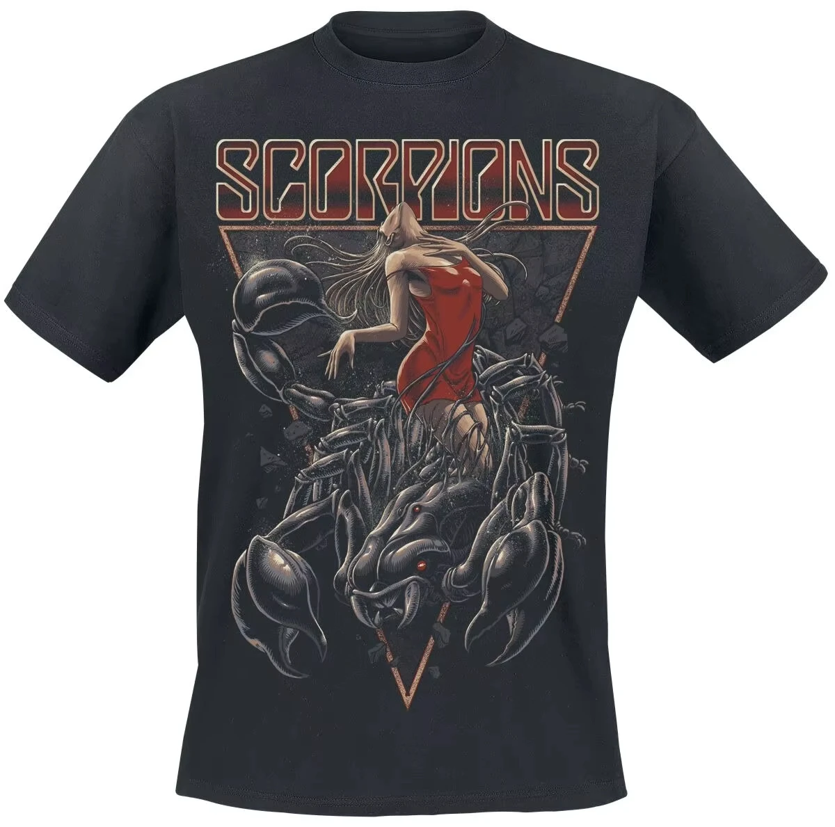 Scorpions Rock You Like A Hurricane Print T-Shirt Unisex Rock Fans Casual Tee