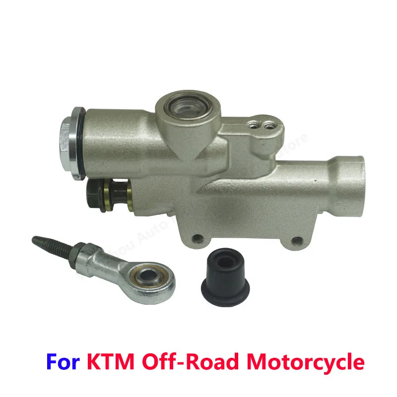 オートバイ用フットブレーキマスターシリンダー、リアブレーキマスターシリンダーアセンブリ、ktmオフロードバイク用リアブレーキマスターシリンダーに適しています。