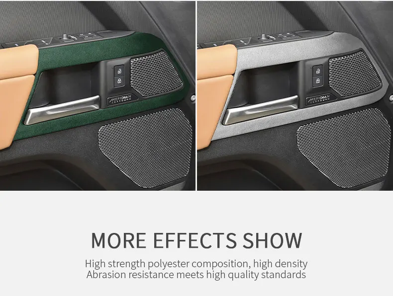 Hergestellt aus Alcantara-Wildleder-Innenraum, zentraler Schalthebel, Konsolen-Deckel, Scheide, Schale, Abdeckung für Land Rover DEFENDER 2020–2022, Zubehör – Detail 16