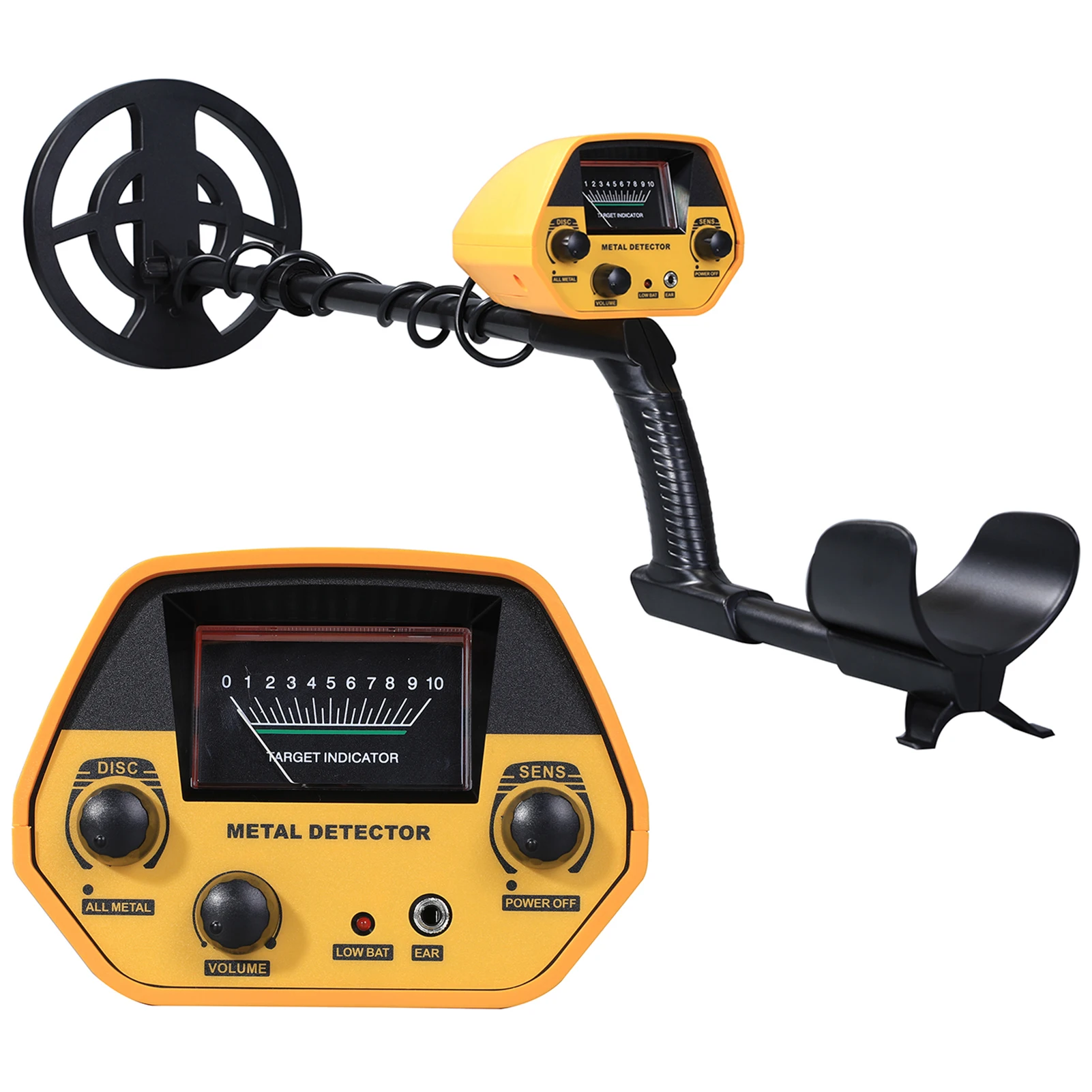 200mm Depth Underground Metal Detector CE Certified Battery Powered High Accuracy Waterproof LCD Detector GTX5030