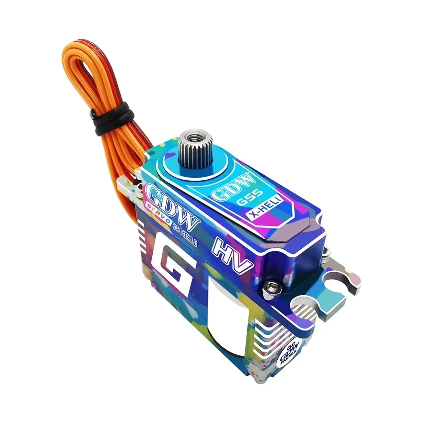 

GDW G55 Narrow-Frequency G50 Swashplate Tail-Locking New Generation Model Aircraft 500 Helicopter Brushless Medium Digital Servo
