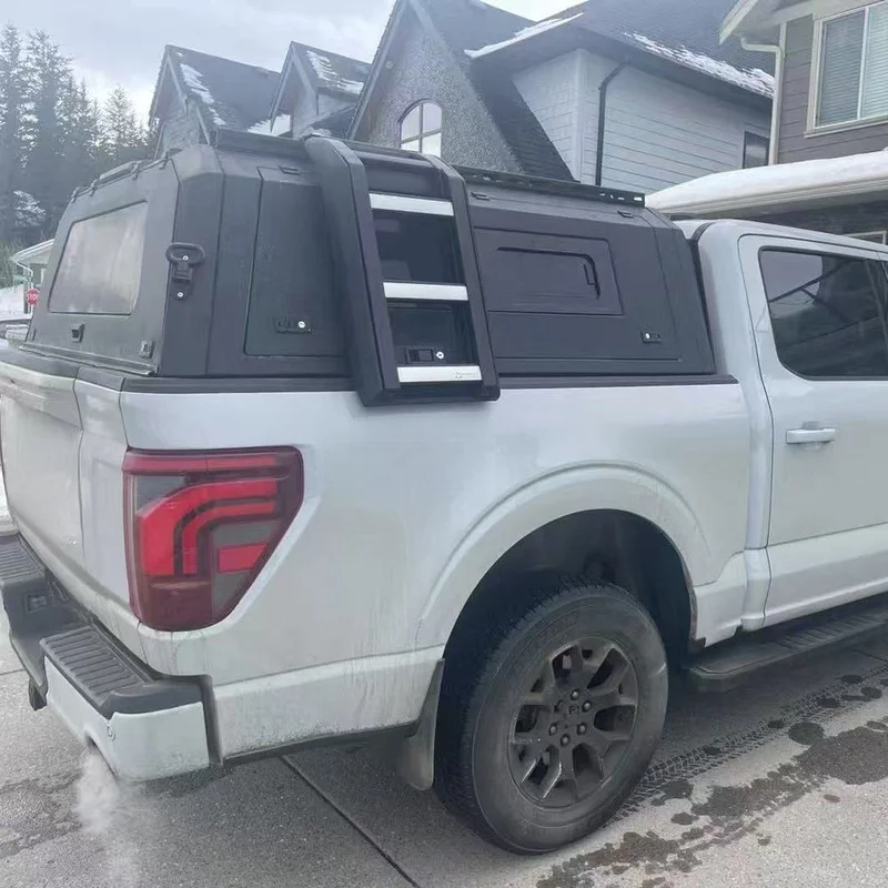 Auto Parts Heavy Duty Aluminum Hardshell Truck Bed Cover Weatherproof Exterior Tuning Off-Road for Ranger/F150/Tacoma