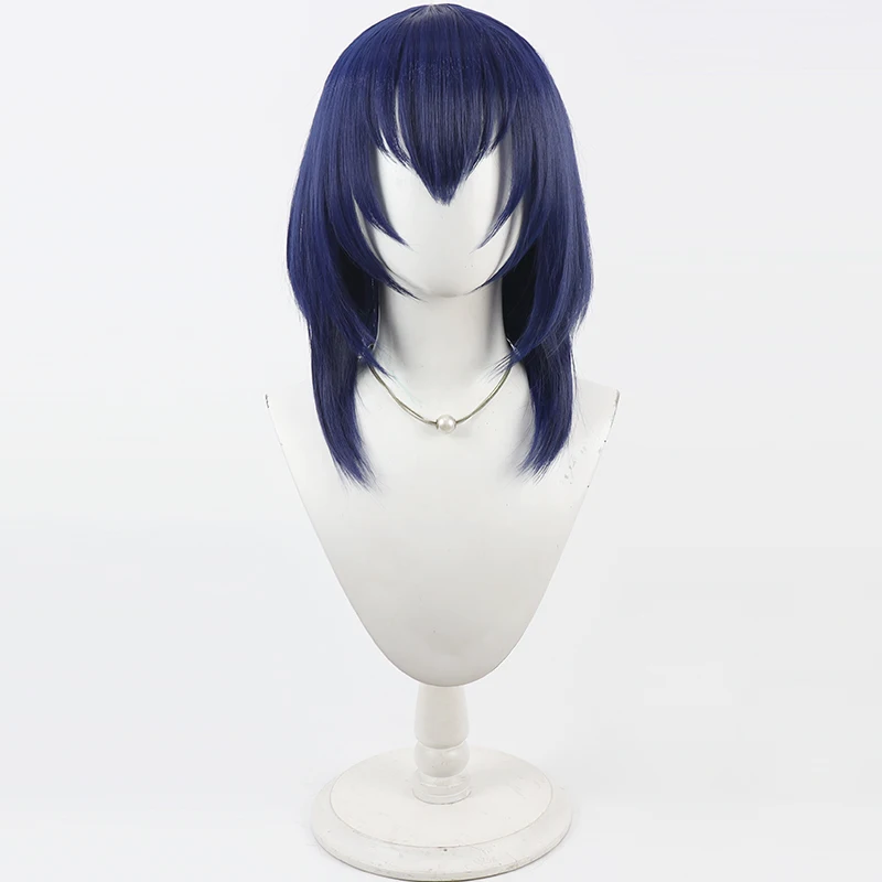 อะนิเมะเวิลด์ ได สตาร์ ชิซึกะ คอสคอสเพลย์วิกผมฮาโลวีนปาร์ตี้คาร์นิวัลอุปกรณ์ประกอบฉากผมสังเคราะห์เส้นใยทนความร้อน + หมวกวิกผม