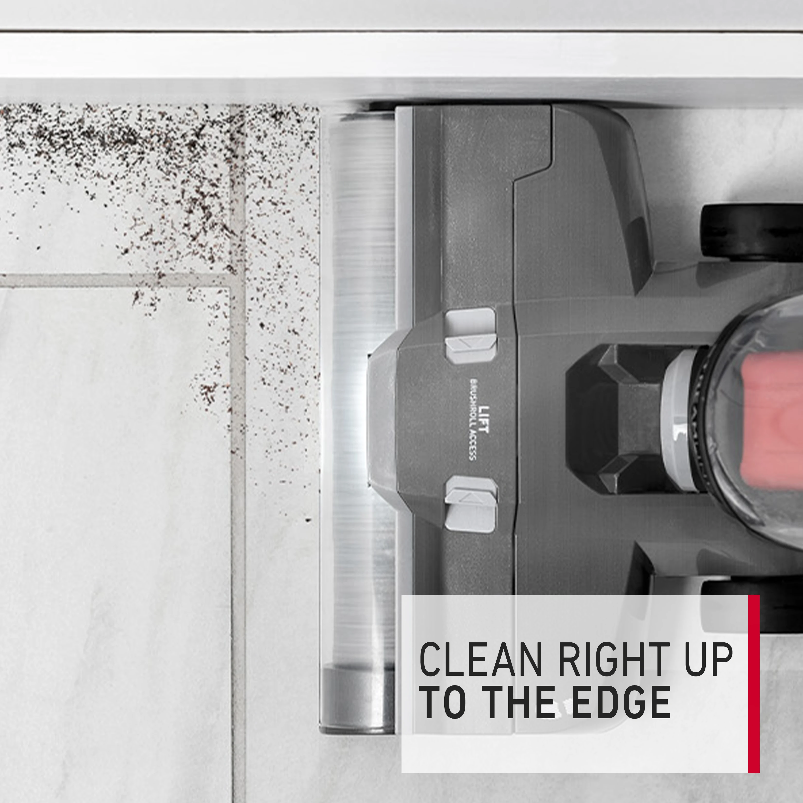 هوفر انسيابية سلك قوي منظف هواء رطب وجاف متعدد الأسطح مثالي للأرضيات الصلبة، إزالة شعر الحيوانات الأليفة، شفط قوي، تنظيف ذاتي، شاشة العرض ووضع تعزيز، CDHF-SLME