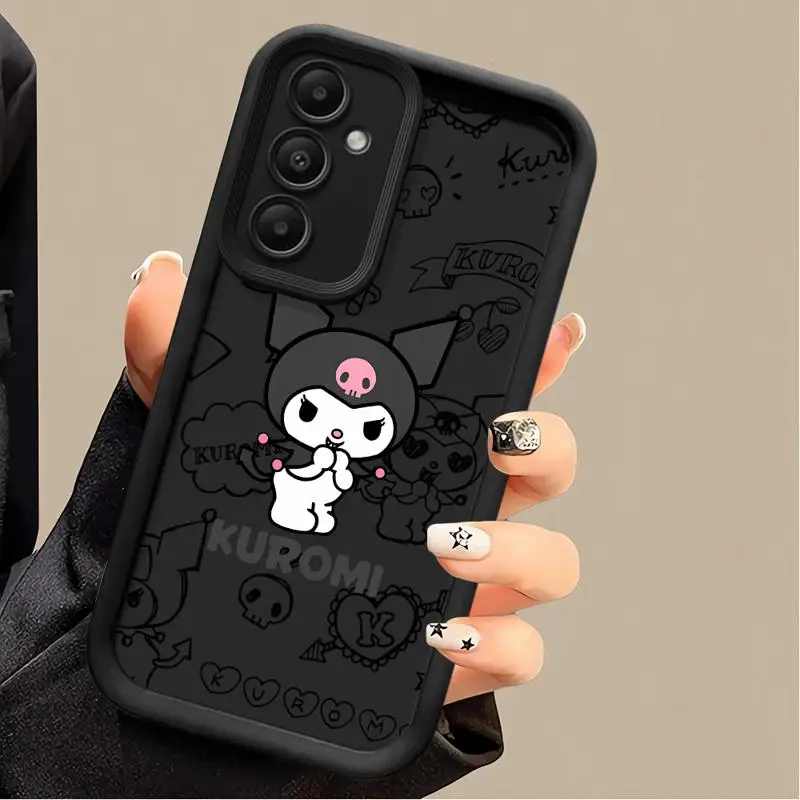 

Japan Cartoon Kuromi Funny Phone case for Samsung Galaxy A55 A52 A33 cases A24 A15 A12 A23 A22 5G A54 A52s A53 A14 funda Cover
