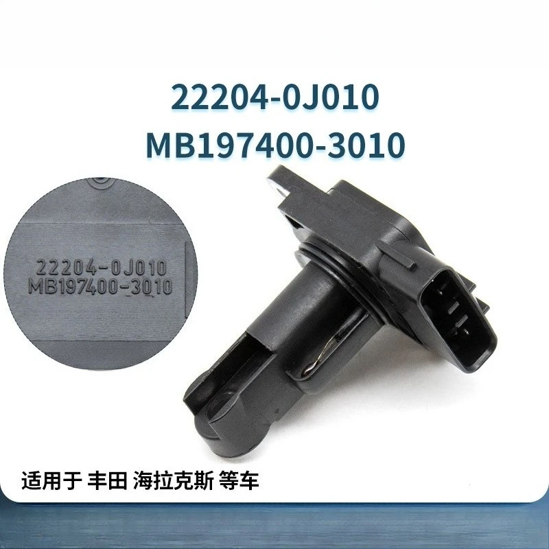 

22204-0J010 MB197400-3010 Датчик массового расхода воздуха для 04-12 Hilux для Toyota Fortuner Hilux Yaris