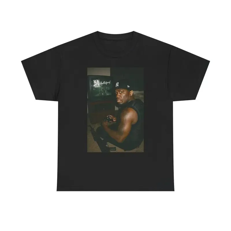 50 Cent Bulletproof Funny T Shirt G Unit Retro Heavy Cotton