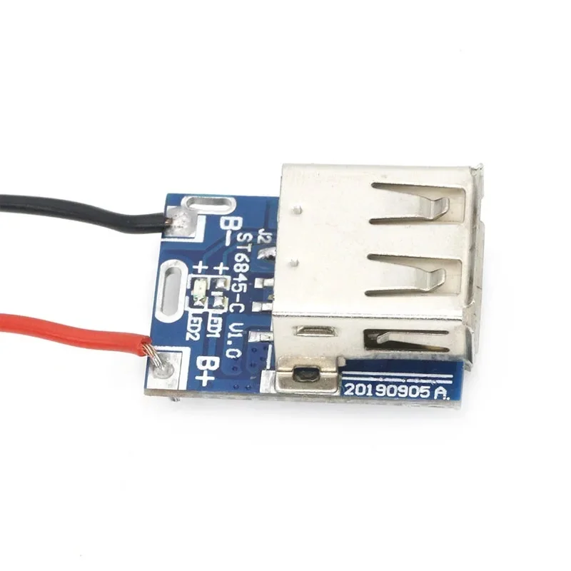 5V Boost Step Up Power Module Lithium LiPo Battery Charging Protection Board LED Display USB For DIY Charger 134N3P Program