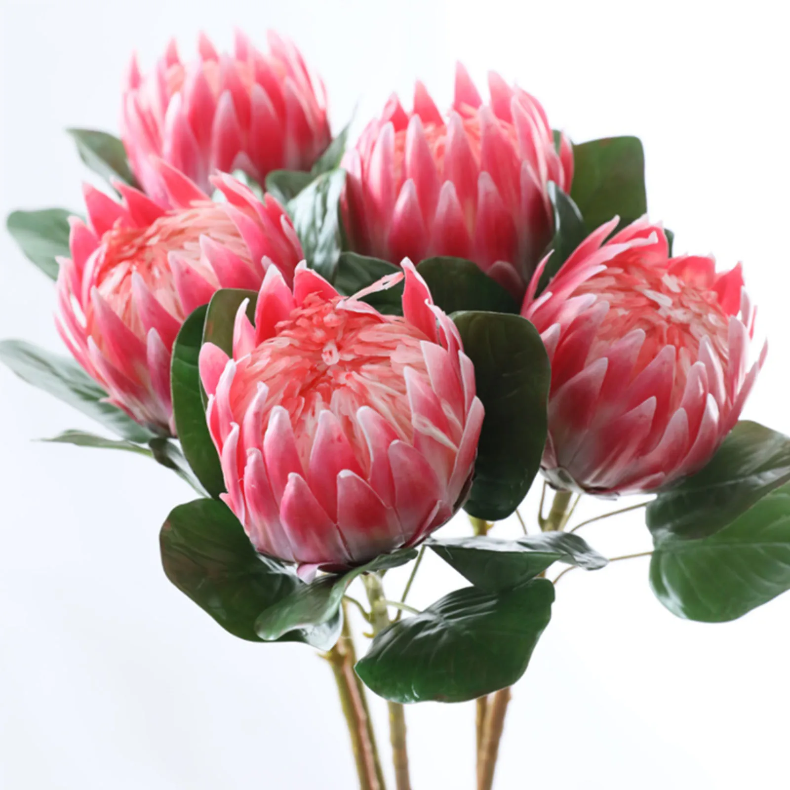 Artificial Flower Silk King Protea Flower Arrangement Fake Emperor Flowers Home Party Wedding Table Decoration