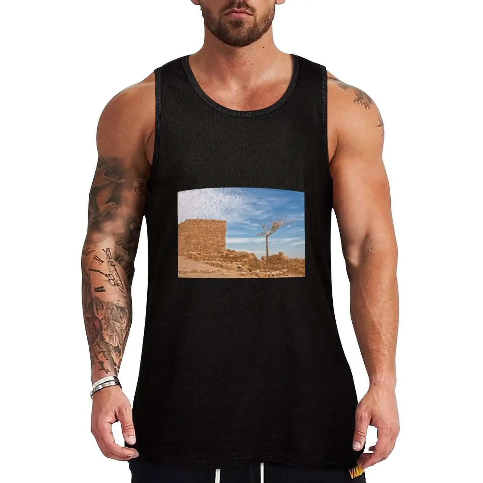 Camiseta sin mangas Masada, camiseta básica para uso diario, camiseta interior cómoda de algodón