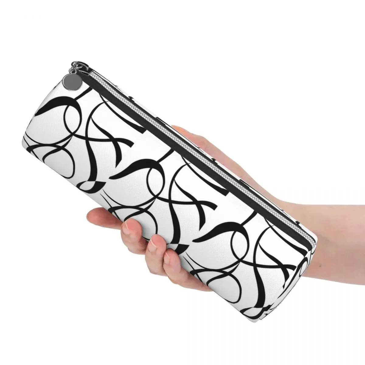 4 Pcs - 45cm 18In - Geometric Abstraction Line Pencil Cases Pen Holder Cylinder Pen Box Pencil Bag for Studen Gifts