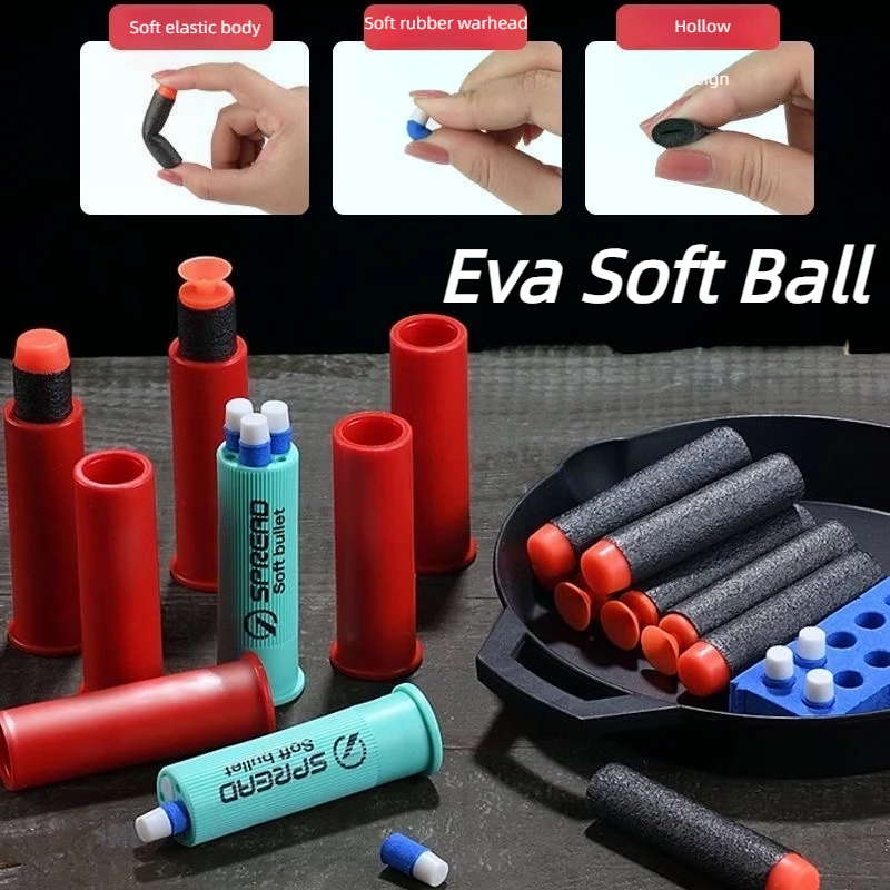 Eva Soft Bullet Giocattoli sicuri Fucile in plastica 14 anni Film Revolver Liquidazione Squadra all'aperto Famiglia Battaglia Pistole giocattolo Regali sportivi