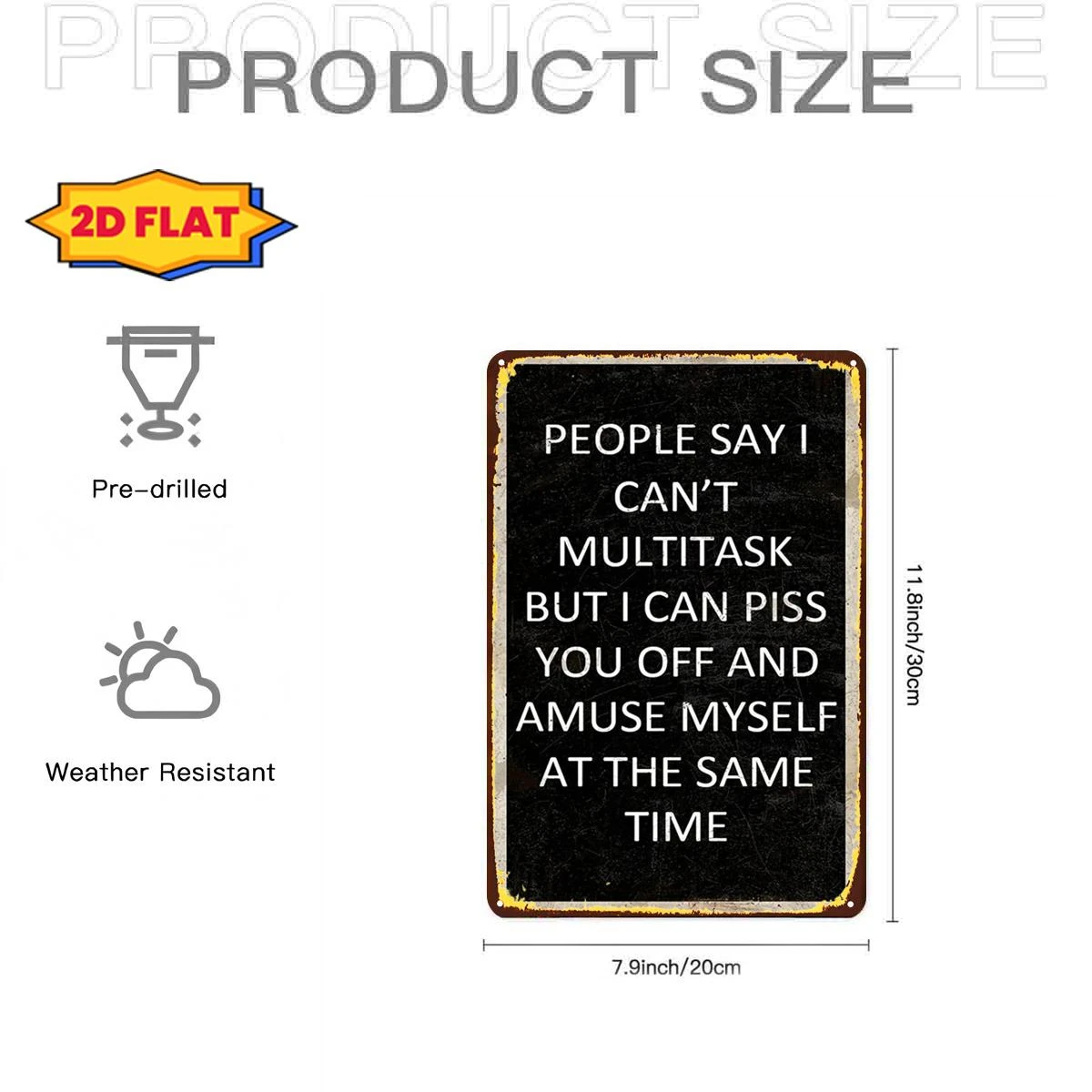 2D Flat, 2D Flat,1pc,Retro