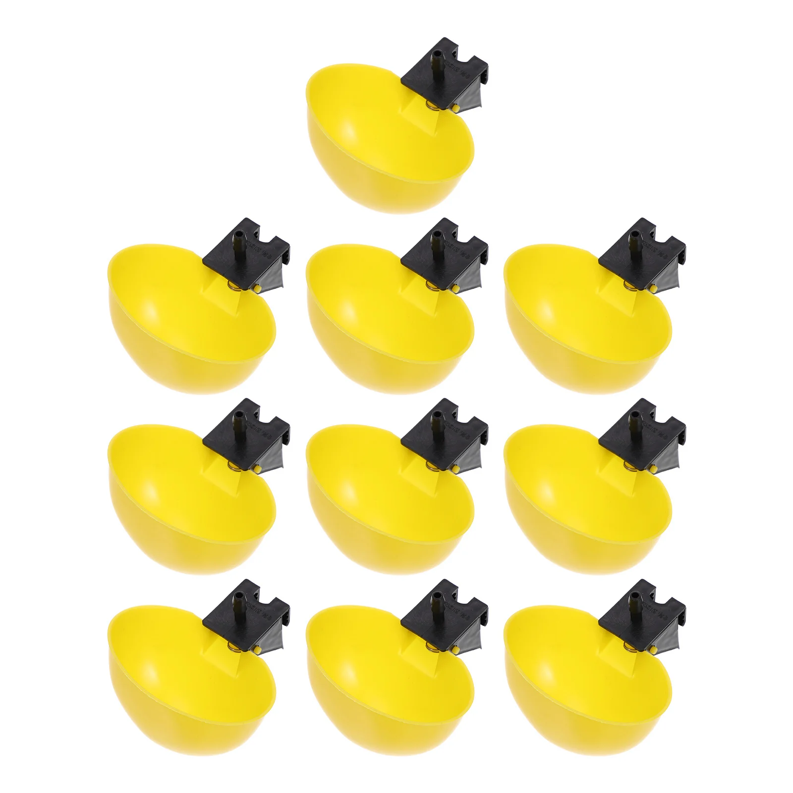 

10Pcs Automatic Pigeon Water Feeder Durable Plastic Small Practical Feeder for Chicken Quail Ducks Chicken Water Cups