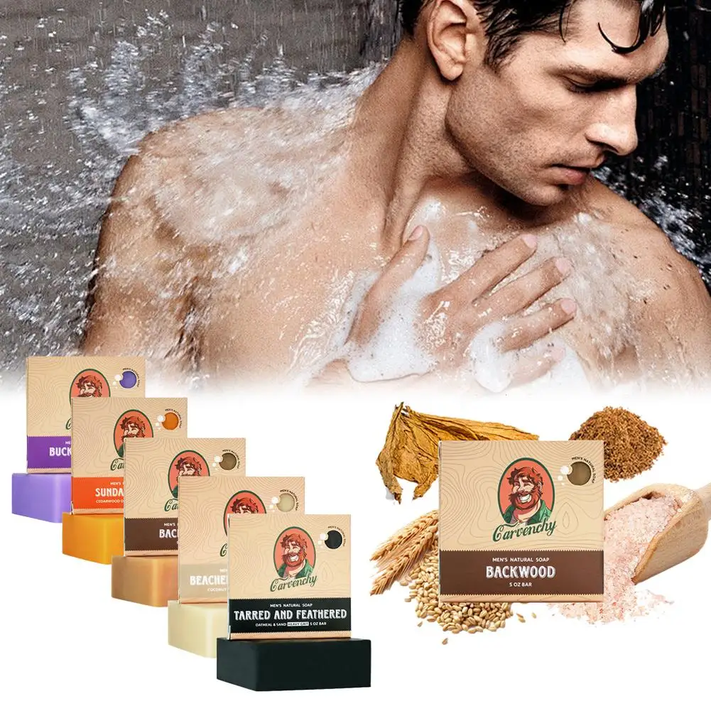 

Backwood Beached Boozie Cleansing Coconut Soap Natural Oil Exfoliating Refreshing Fragrance Moisturizing Cleansing Men Bath Soap