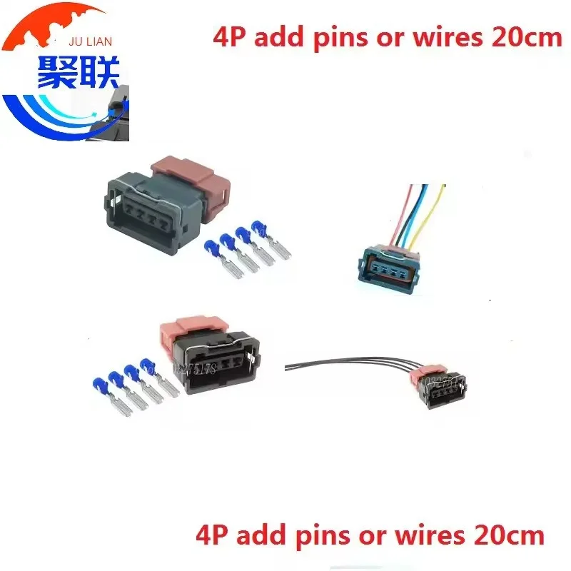 1Set 4Pin PB185-04326 90980-10378 PB185-04027 Adapted to Mitsubishi Pajero throttle position sensor plug PB187-04446