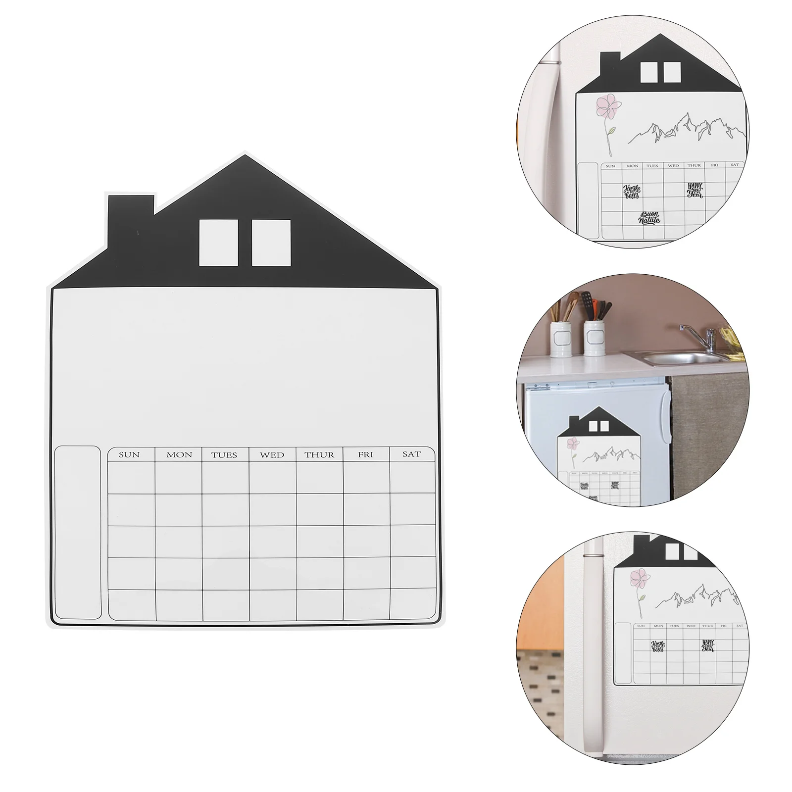Magnetic Calendar Board Fridge Schedule Planner Erasable Whiteboard For Family Organization Week Month Planning Board
