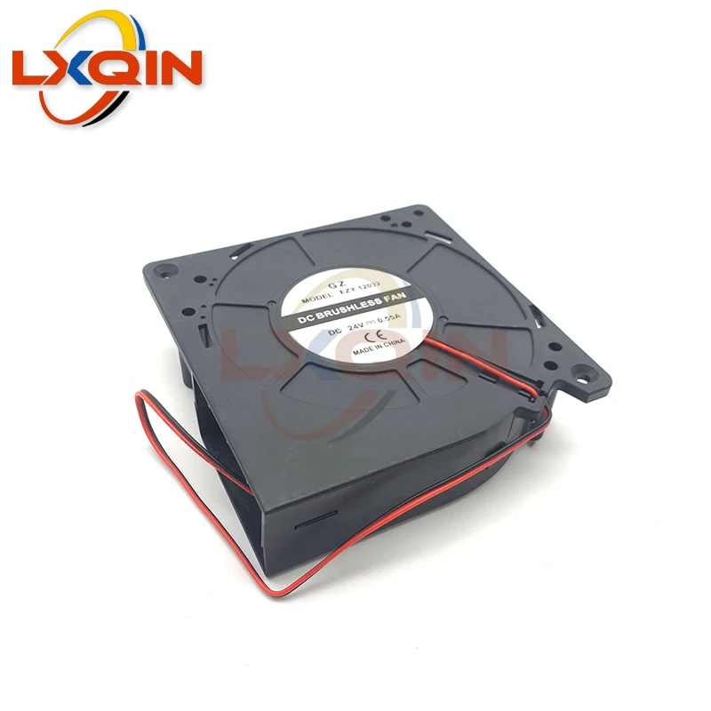 LXQIN 1PC durable suction fan 24v dc 12cm for polaris wit color infiniti phaeton large format printer machine