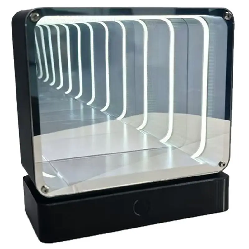 TFORU-4D Tunnel Night Rechargeable Touch Control Desk Lamp For Gaming Setup Room Decor