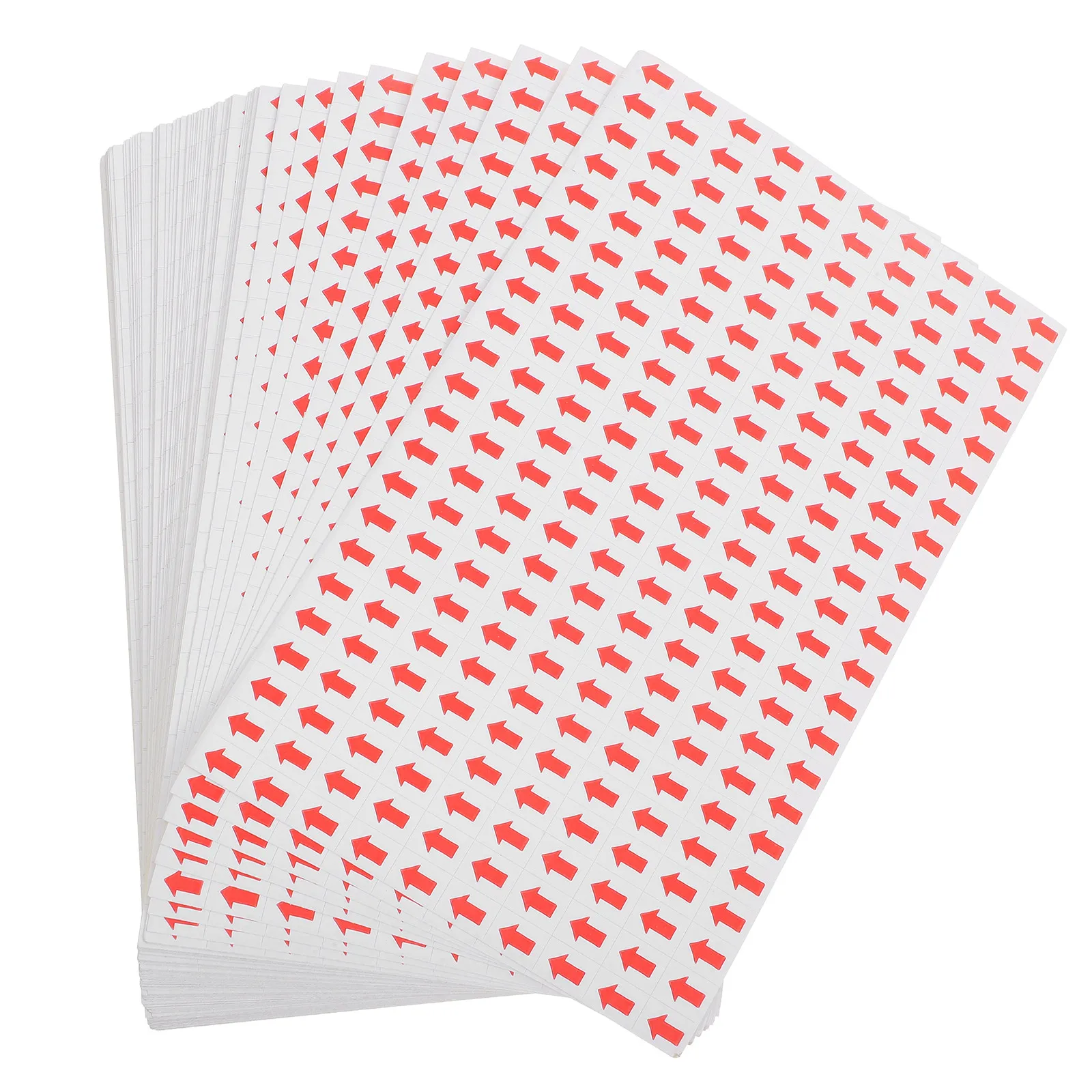 

80Pcs Red Self-Adhesive Arrow Stickers for Indicating Unqualified Defective Items Rework Quality Control Warning Identification
