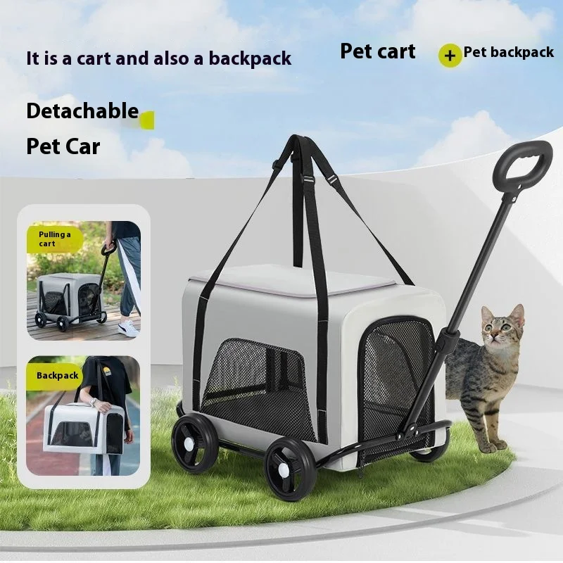 

Small pet cat dog cart cat trolley luggage toy small trolley trolley go out pet car cat cart carrito para mascotas