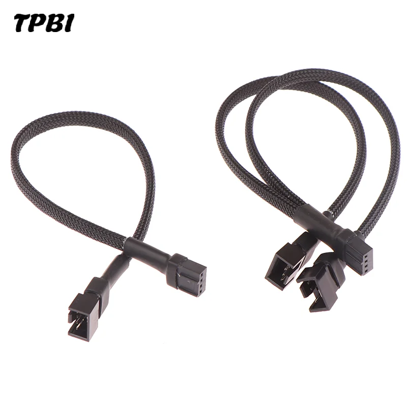 1Pc Fan Splitter Cable 4pin Adapter Cable 1 to 1 2 3 4 Computer CPU Fan Splitter PC Fan Extension Power Cable Accessories