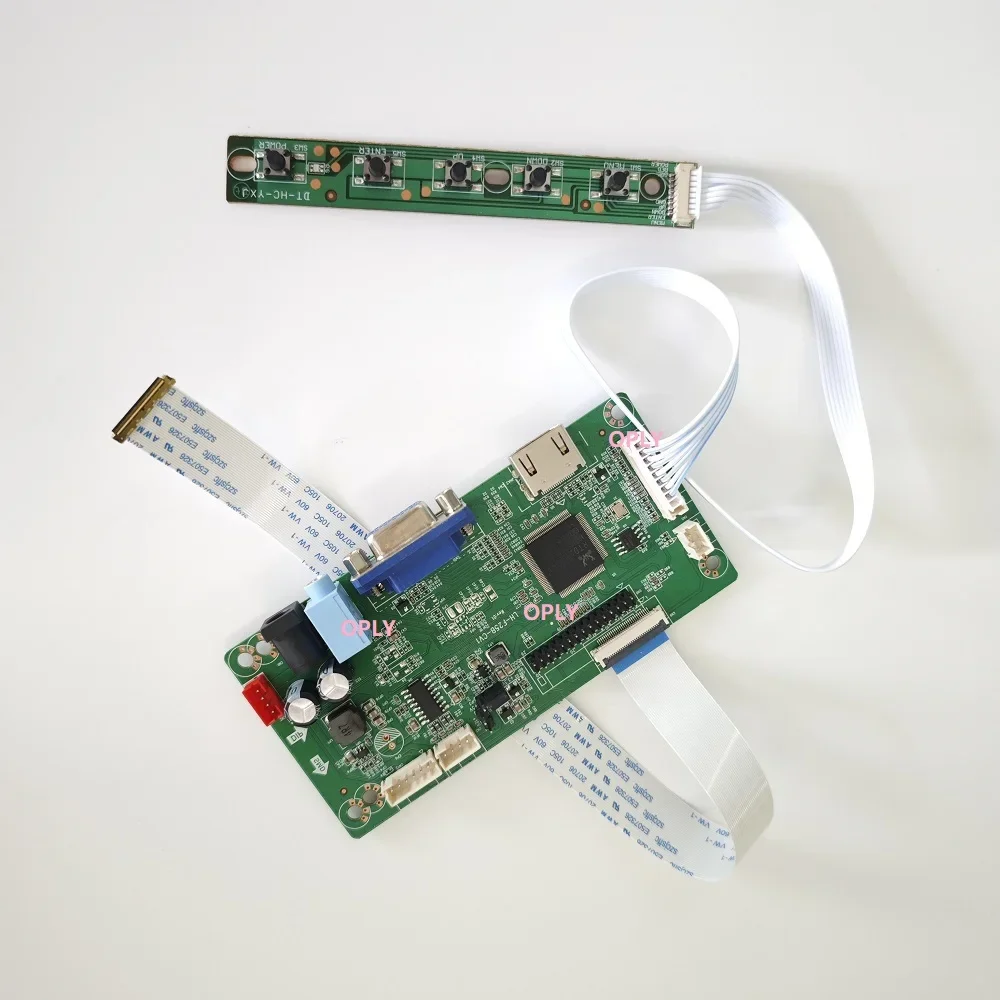 

Плата контроллера ЖК-монитора для N140HCE-G51 N140HCE-EAC N140HCE 14 "30 контактов 1920 × 1080 светодиодная панель EDP HDMI-совместимый VGA DIY Kit