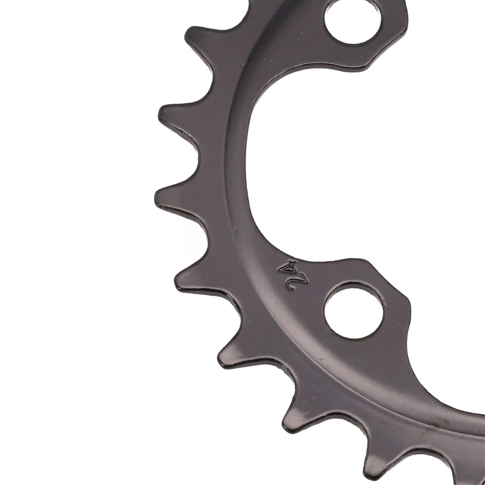 Chainring Single Tooth Chain Ring 104BCD Chainring with 22T/24T Options Increases Wear Life and Reduces Friction