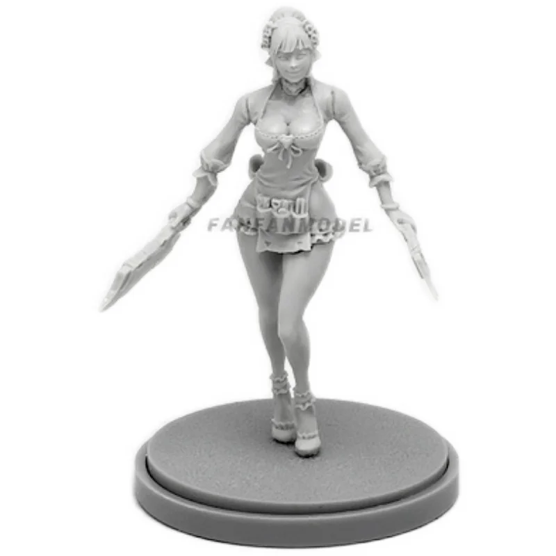 KD-Unpainted Microscópica Resina Modelagem, Beauty Soldier A-277, 35mm