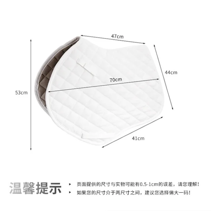 馬用鞍敷きセット 綿製 乗馬用 ウェスタン レーシング ジャンピング エンデュランス ブラック 競走馬用