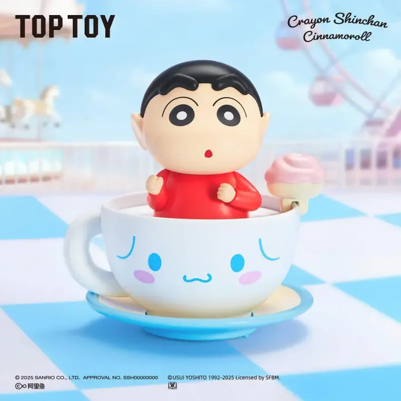 

TOPTOY Cinnamoroll Crayon Shin chan Wonderland Series Blind Box Guess Bag Desktop Decoration Blind Bag Toys Anime Figure