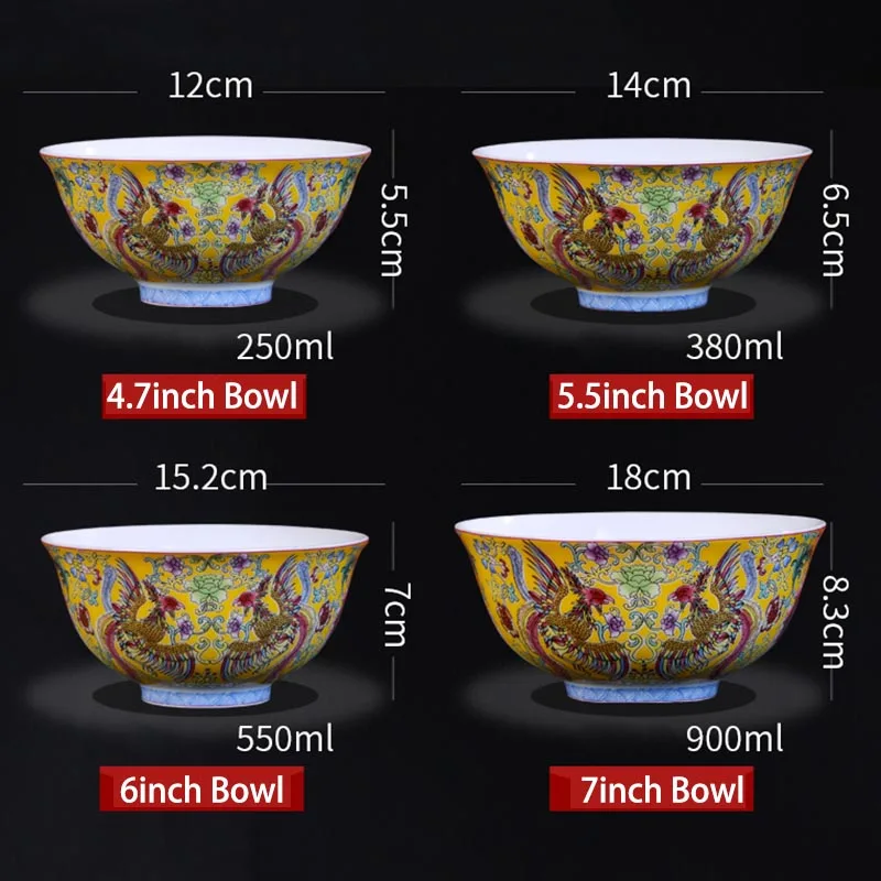 Jingdezhen pastelowa sztuka ceramiczna mała miska na makaron chiński Ramen miski kuchenne naczynia porcelanowe zastawa stołowa pojemnik do mieszania