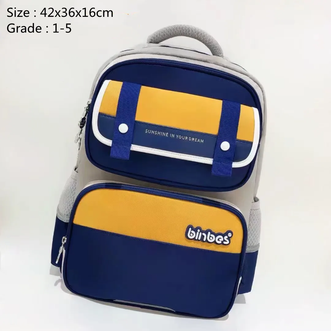 2025 New Boys Girls School Bags Grade 1-5 Primary Student Shoulder Orthopedic Backpack Large Capacity Gifts Mochilas Escolares