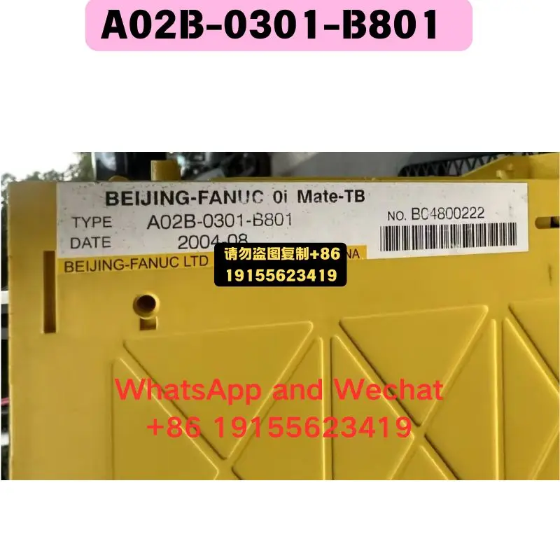 Used OEM disassembled parts A02B-0301-B801 0i mate MB system Functional test OK Quick delivery