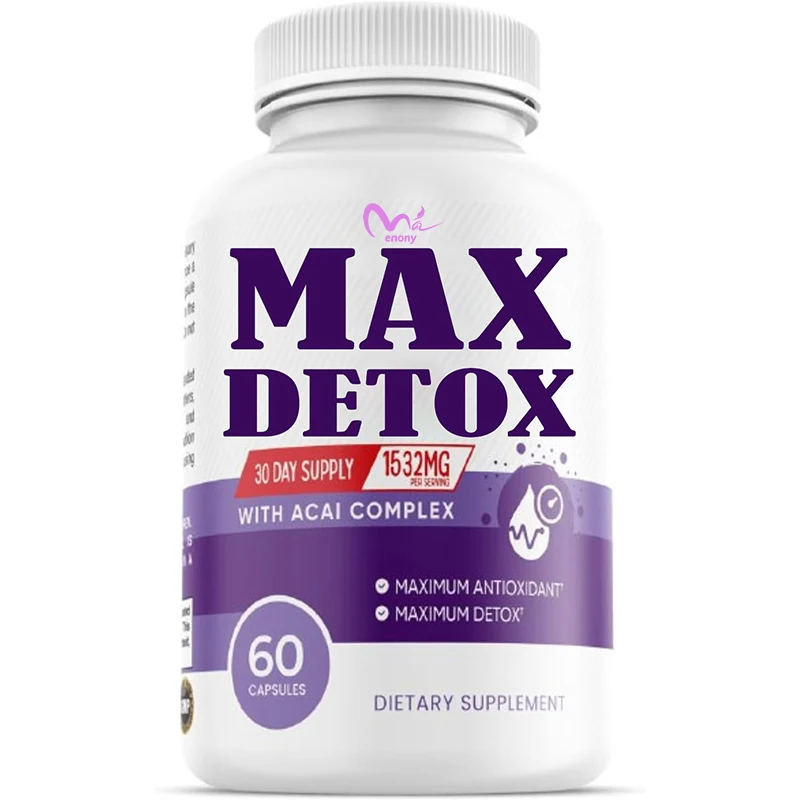 Limpieza intestinal avanzada, que contiene Plantago Asiática, microalgas, tripa y papaya, complejo de bayas brasileñas, 60 cápsulas