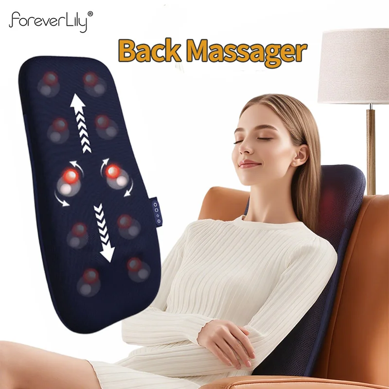 

Массажная подушка для ходьбы вверх и вниз, массажер для спины, разминание шеи, плеч, талии, точечного массажа, массажная подушка для всего тела