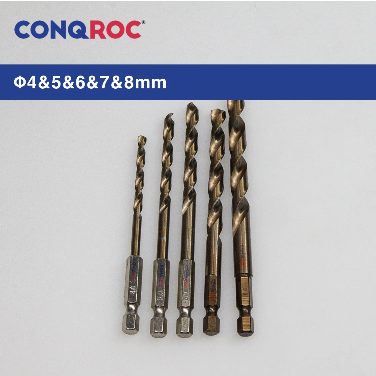 Twist Drill Bits Set HSS M35 Cobalt 1/4\