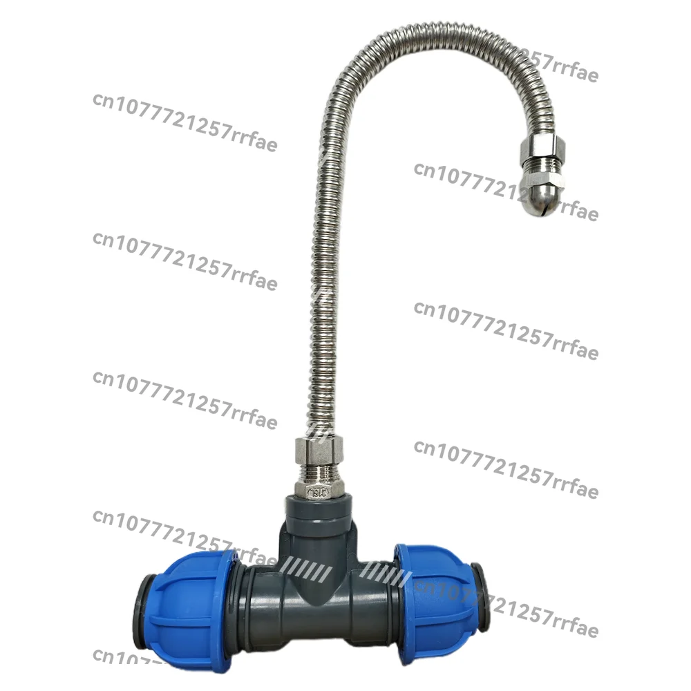 

Super Pipe Stainless Steel Hose 1/2 Stainless Steel Nozzle Female Tee for Solar Panel Cleaning