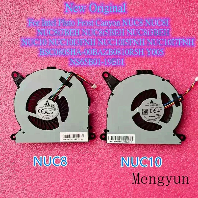 NewOriginal Cooling Fan For Intel Frost Canyon NUC8 NUC8I 7BEH NUC8I3BEH NUC10 I3 NUC10I5 NUC10I7 BAZB0810R5HY005 NS65B01-19E01