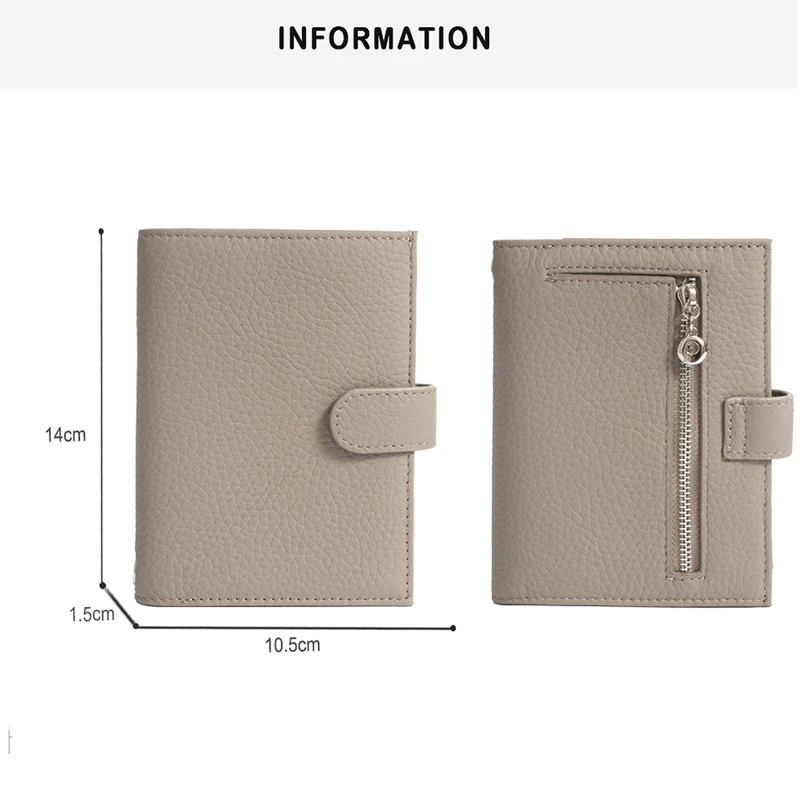 Genuine Leather Passport Cover Driver License Bag Document Credit Card Slim Purse Travel Men Wallet Ticket Holder Case for Women