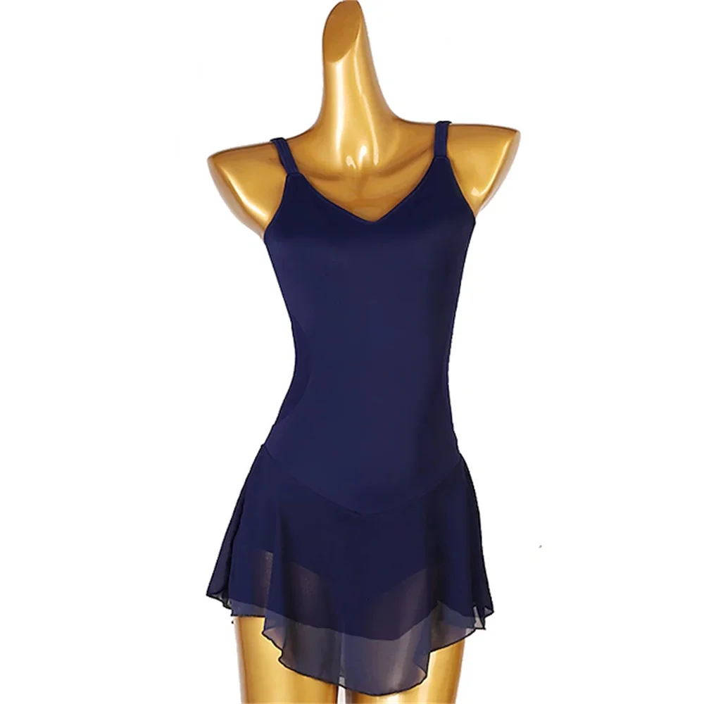 girl-dark-navy-patchwork-open-back-mesh-high-elasticity-training-competition-skating-wear-classic-sleeveless-ice-skating-figure