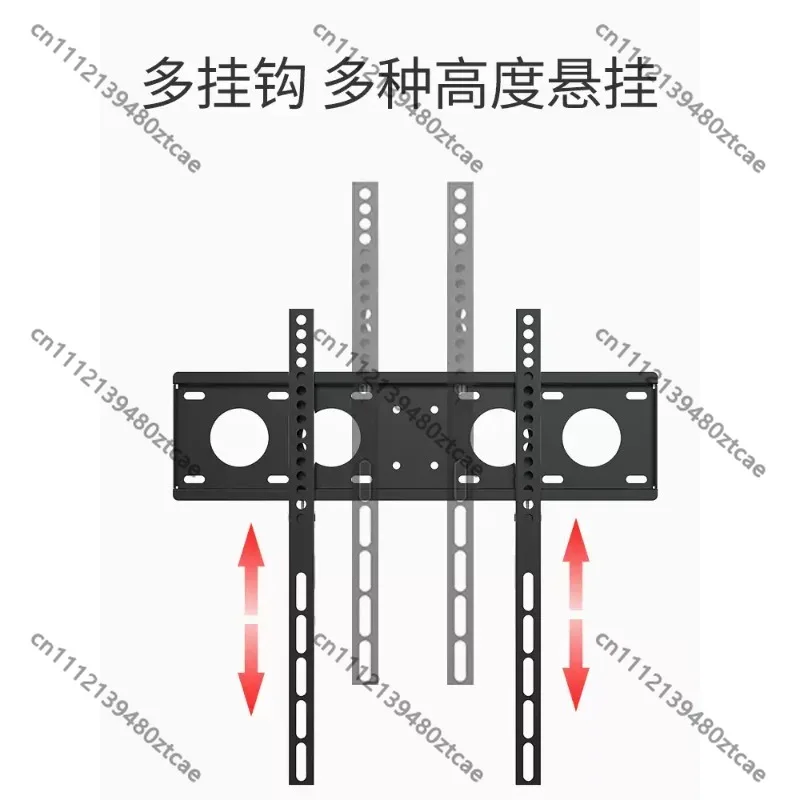 Low‑Profile Ultra‑Slim Universal TV Wall Mount Bracket, Flat Wall‑Hanging Support Rack for LCD LED Television