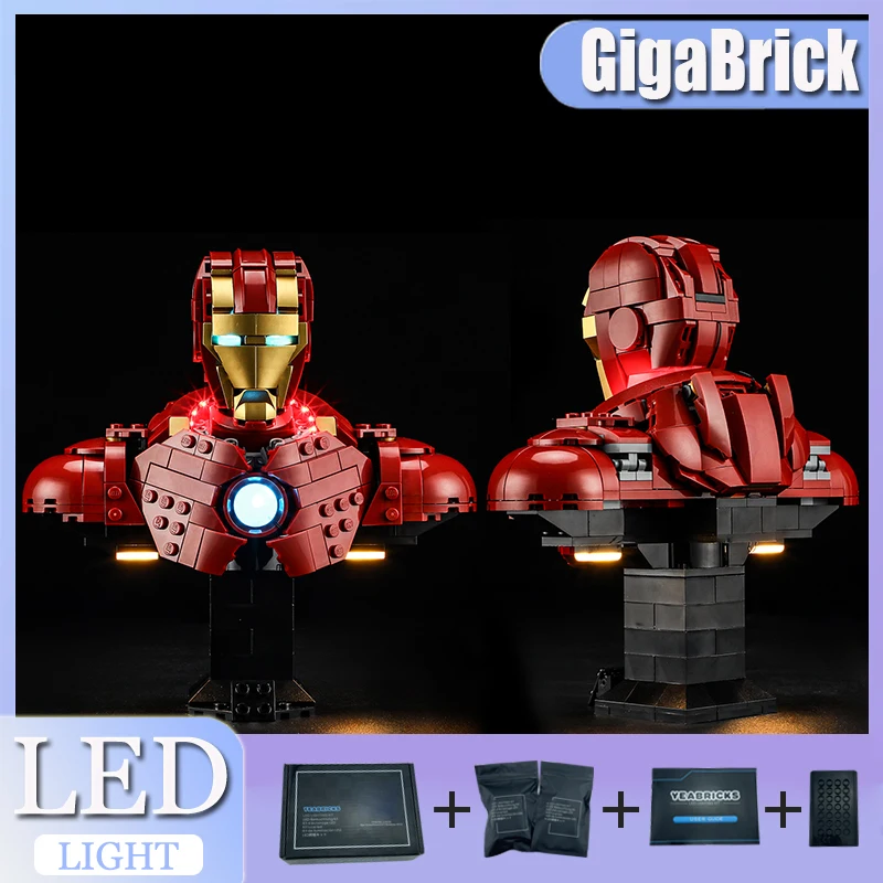 

Комплект светодиодных фонарей «сделай сам» для бюста LEGO 76327 MK4 (только светодиодный светильник, без модели блоков)