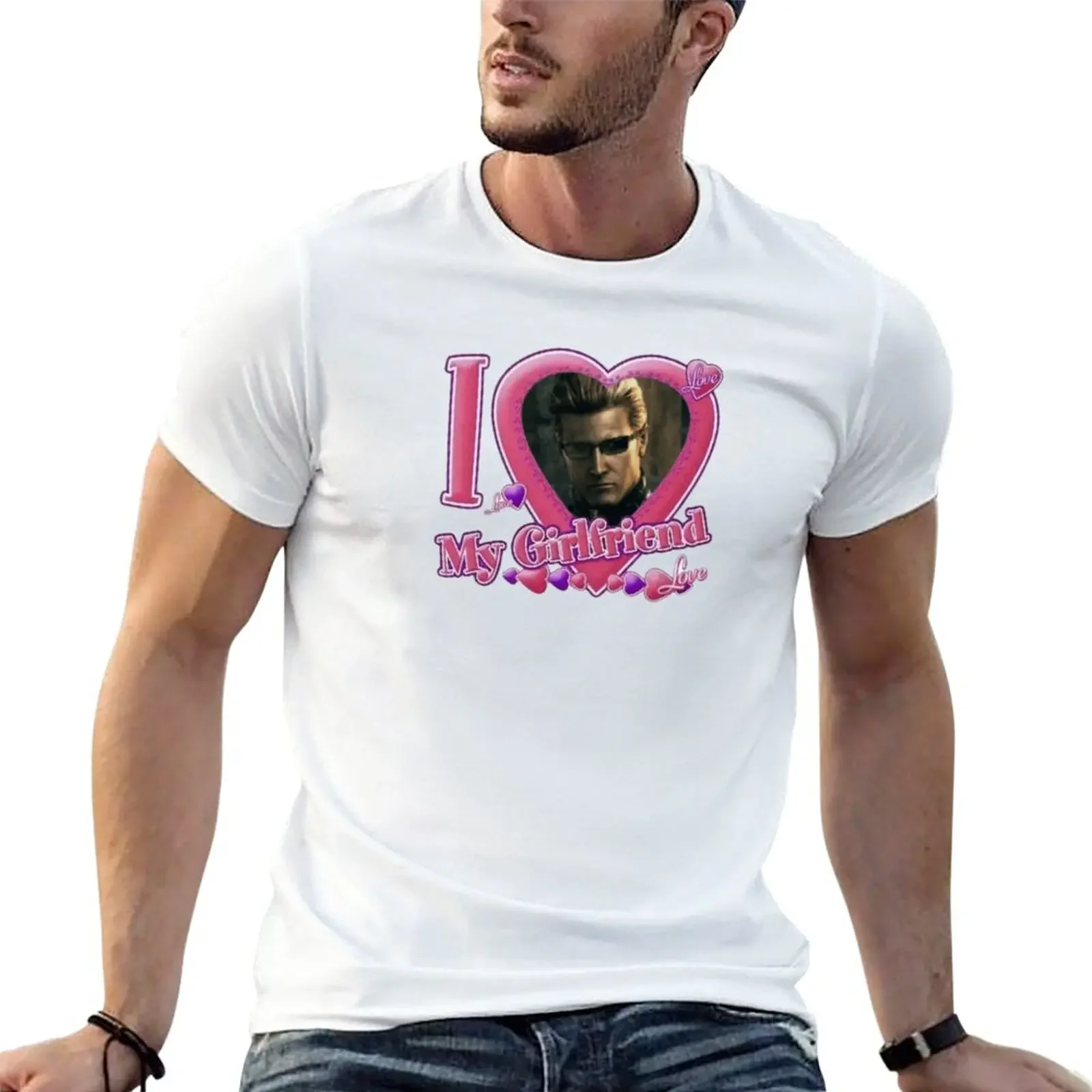 

New i love my girlfriend wesker! T-Shirt cute clothes cute tops workout shirts for men