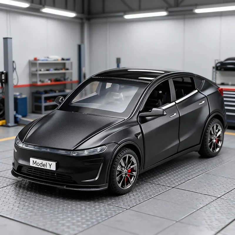 NUOVO MODELLO 1:32 Y MODELY Modello di auto in lega Suono e luce Tirare indietro Giocattolo per bambini da collezione Regalo di compleanno